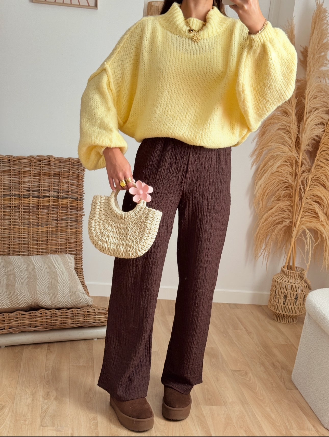 Pantalon LAYA chocolat