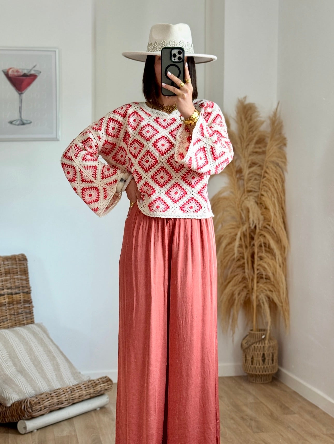 Top LÉONE crochet