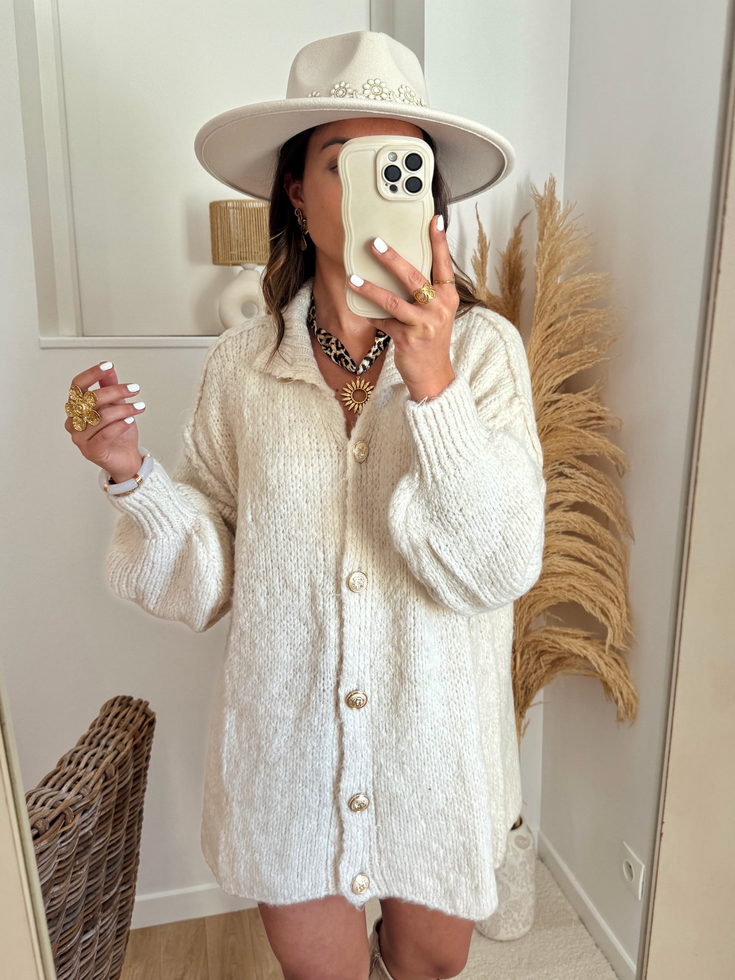 EMMA beige sweater/vest