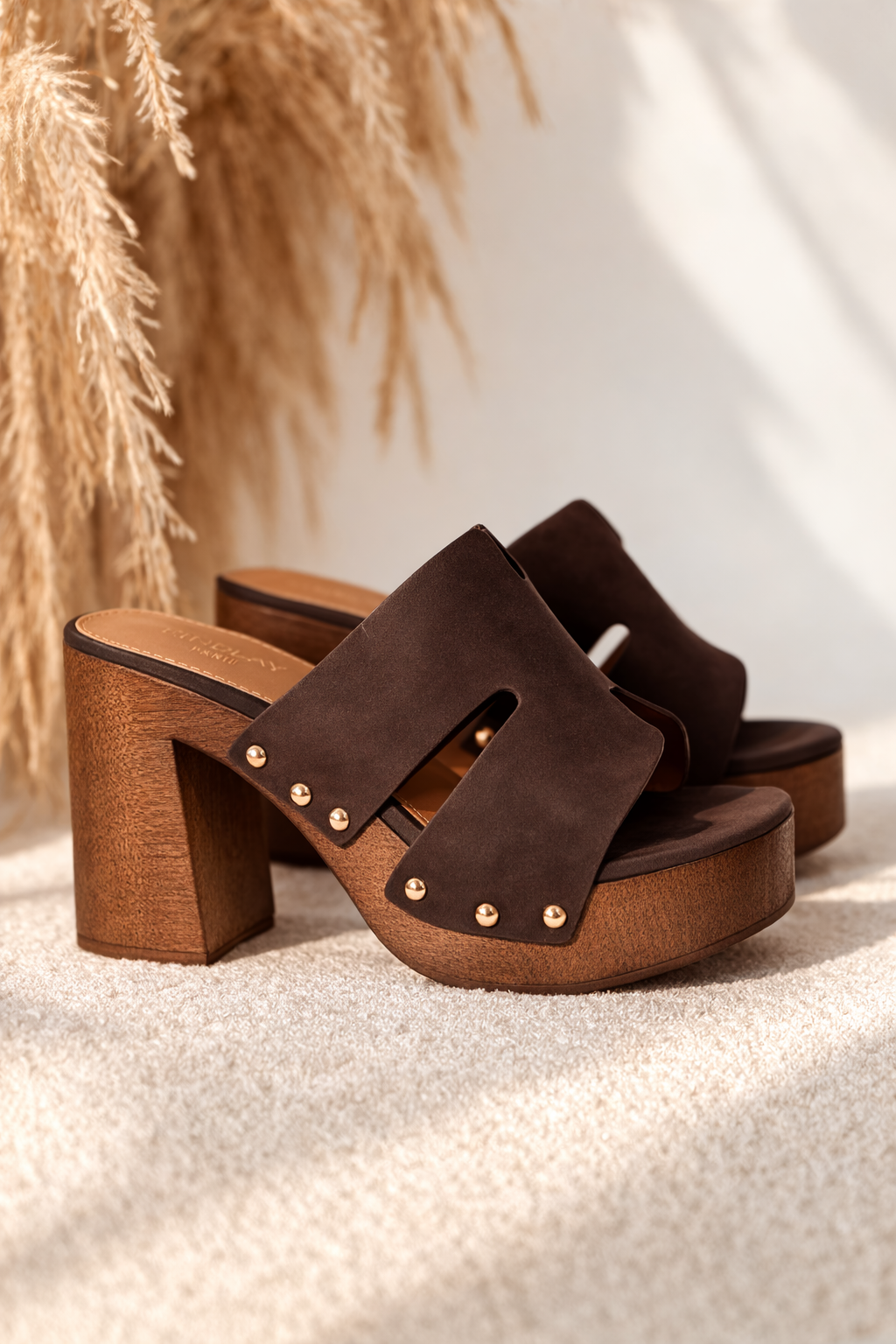 Sabots LINE - chocolat