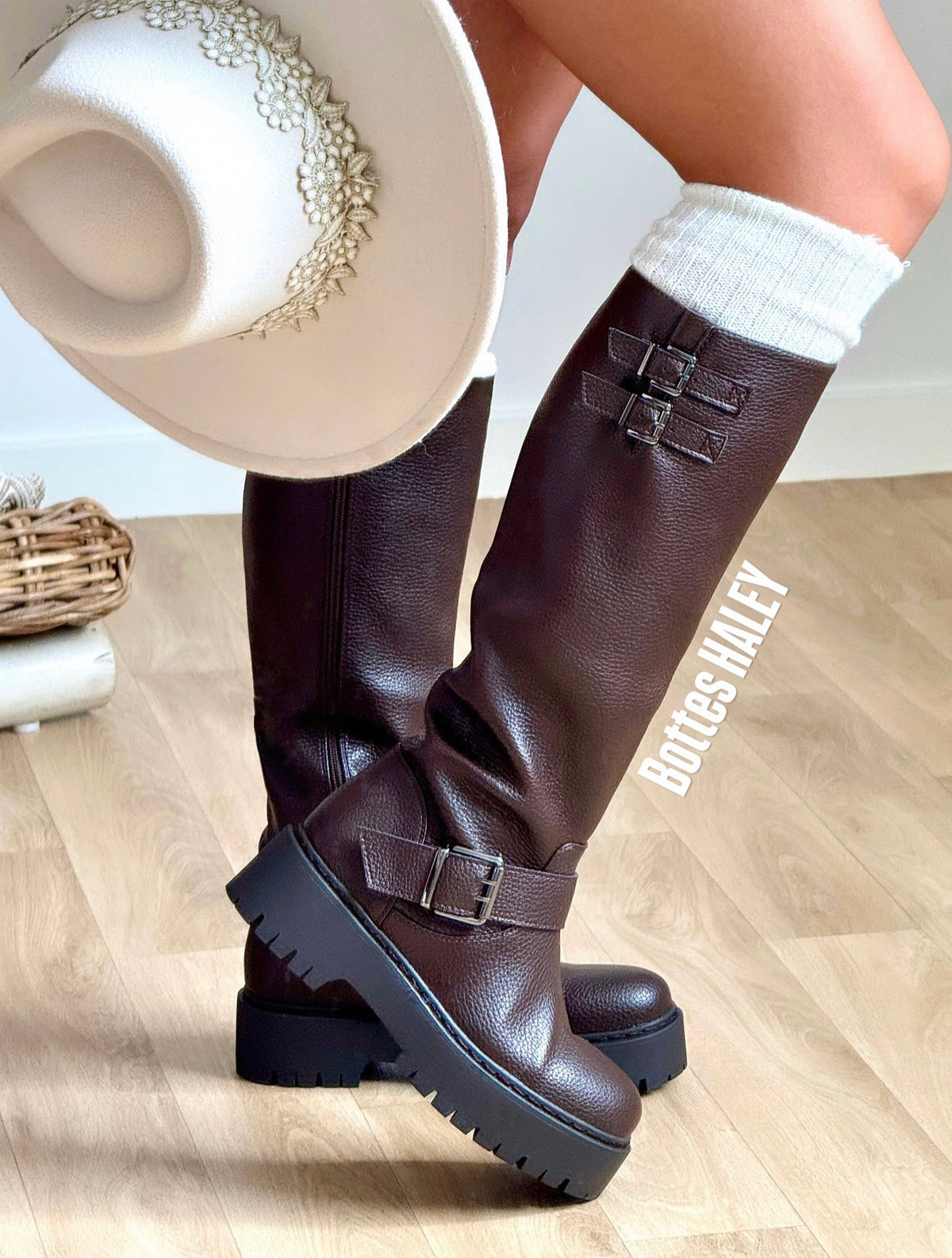 Bottes HALEY marron