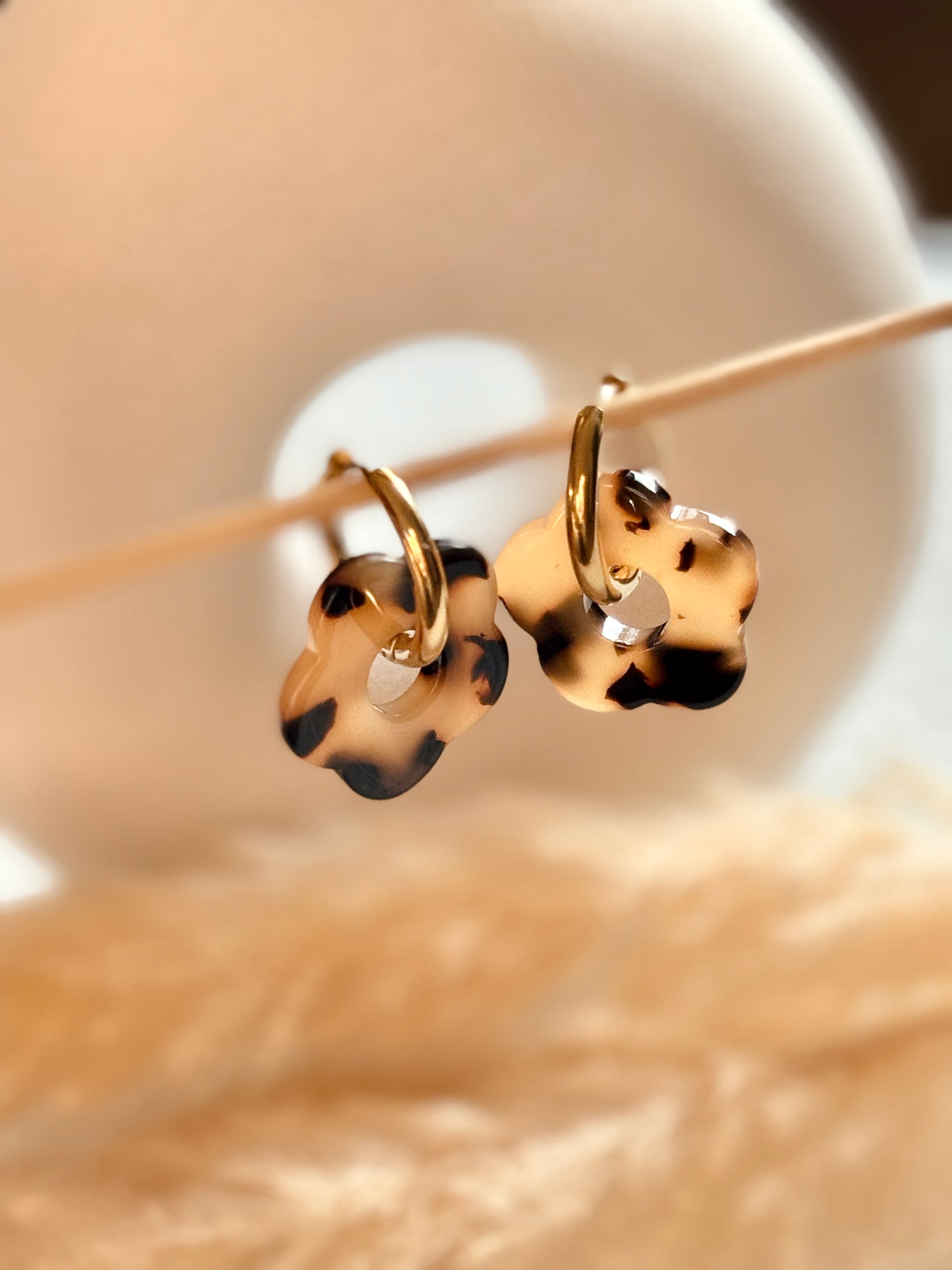 Boucles d'oreilles fleurs