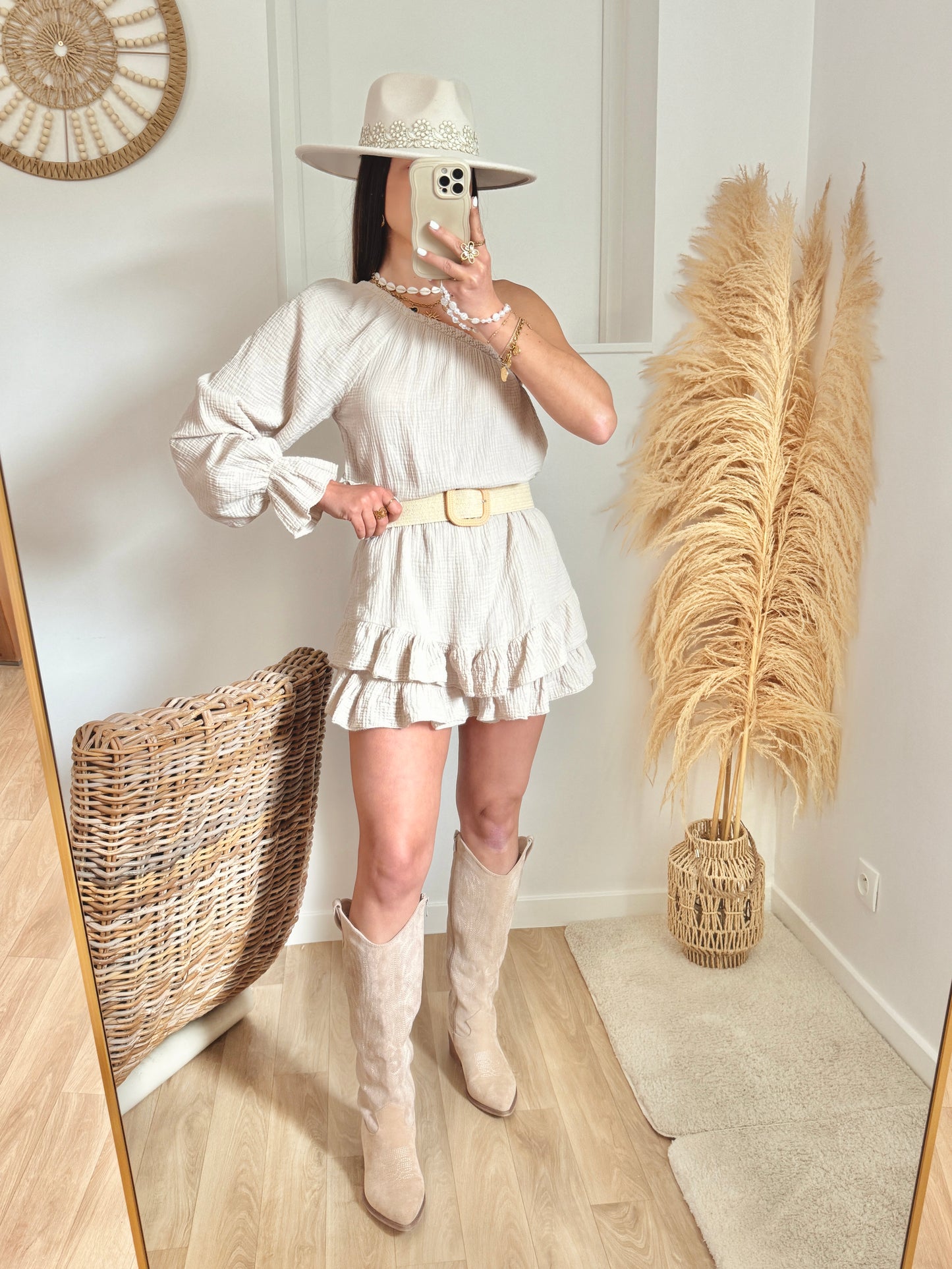 Combishort GIGI en gaze de coton