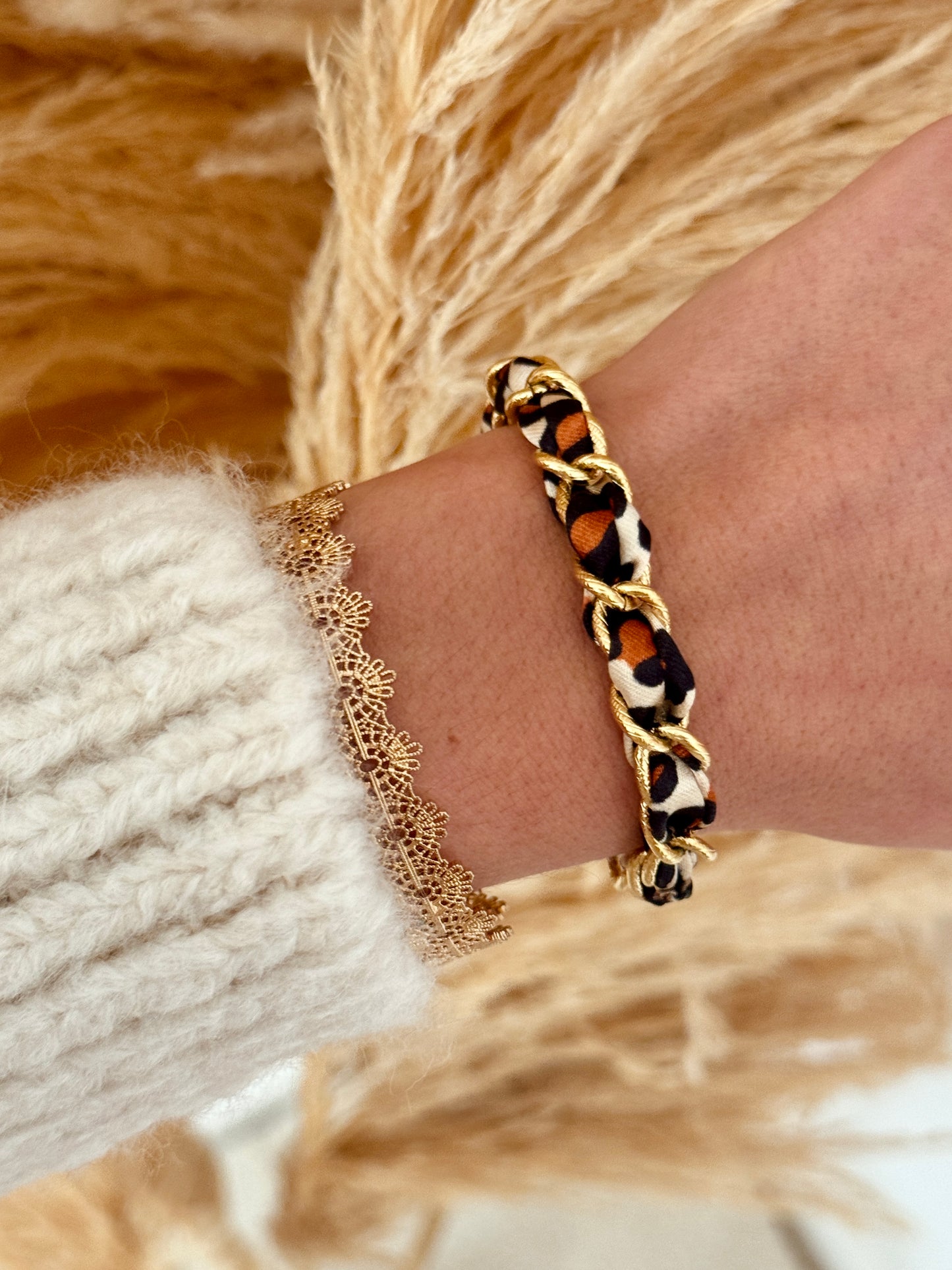 JUSTINE Leopard Bracelet