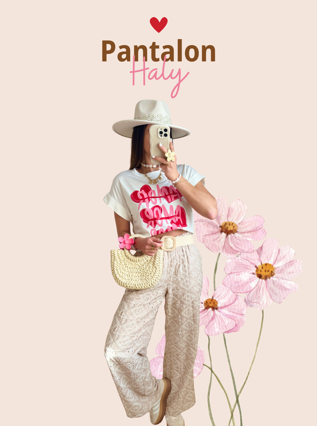 Pantalon HALY brodé