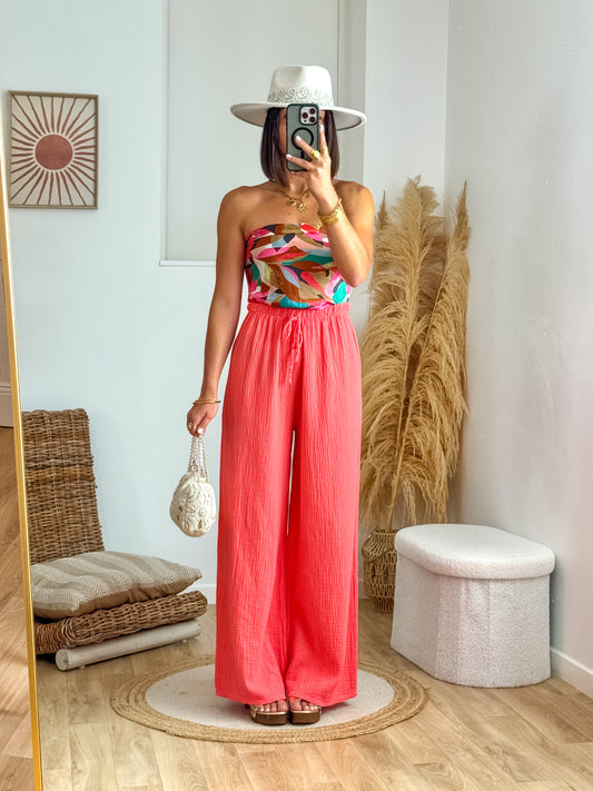 Pantalon LIORA corail