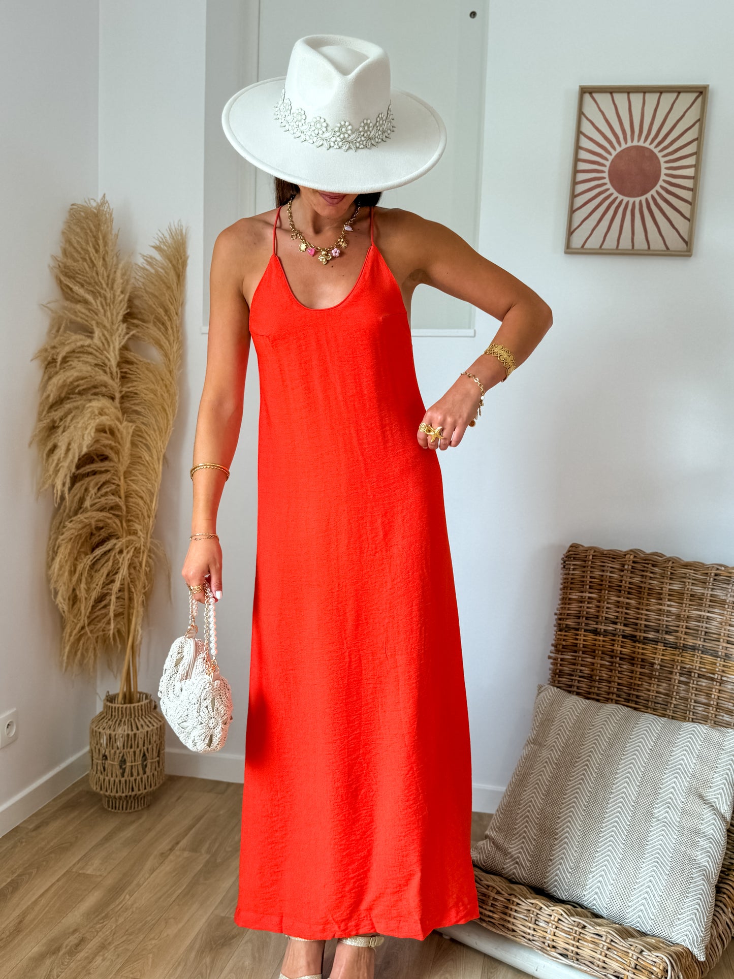 Robe NANCY corail