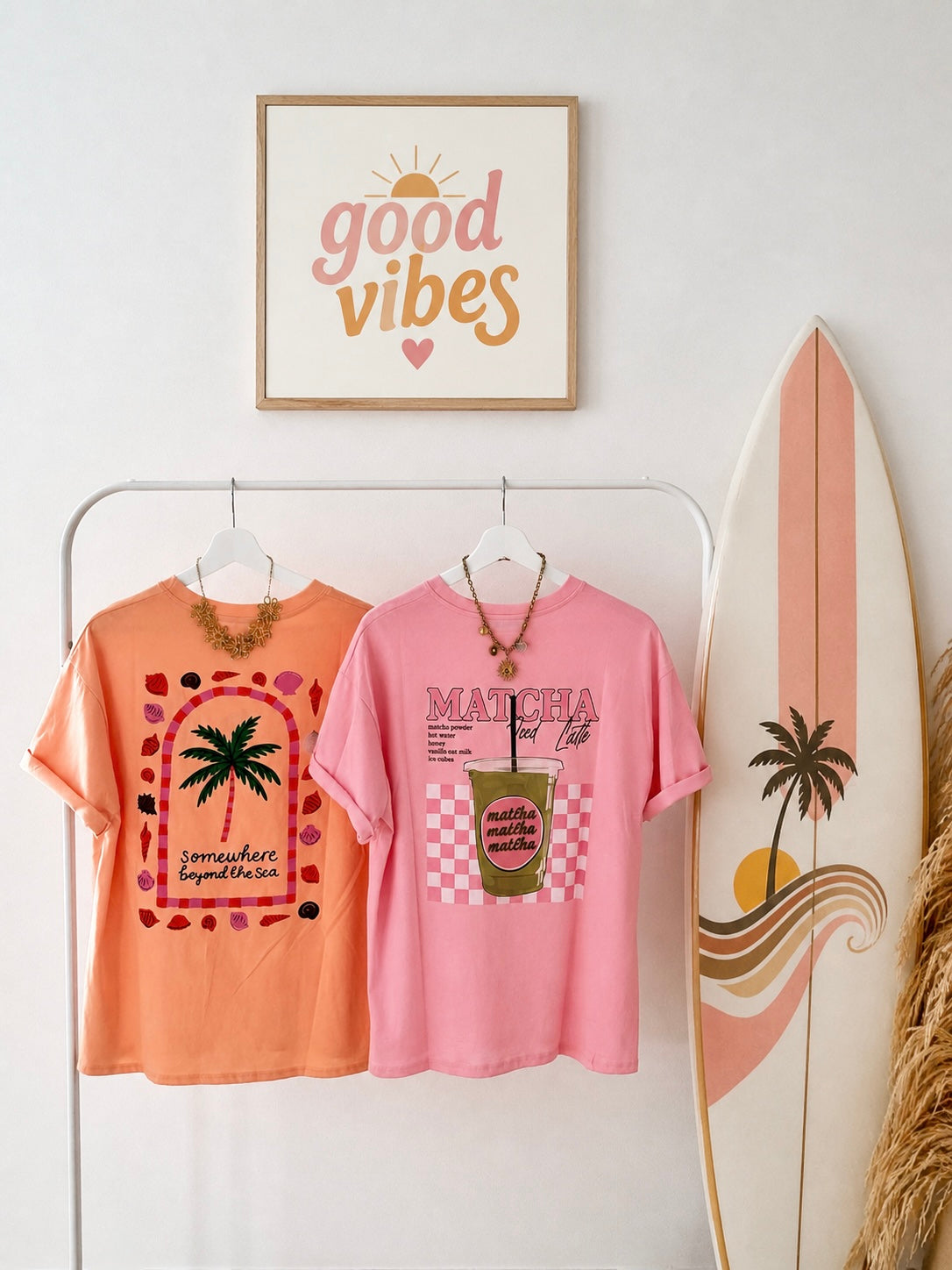 T-shirt MATCHA rose (réassort 31/05)