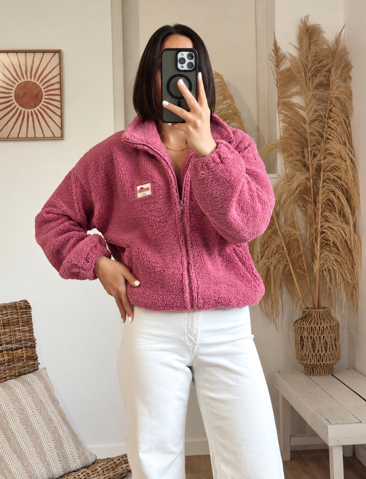 Polaire MILI vieux rose