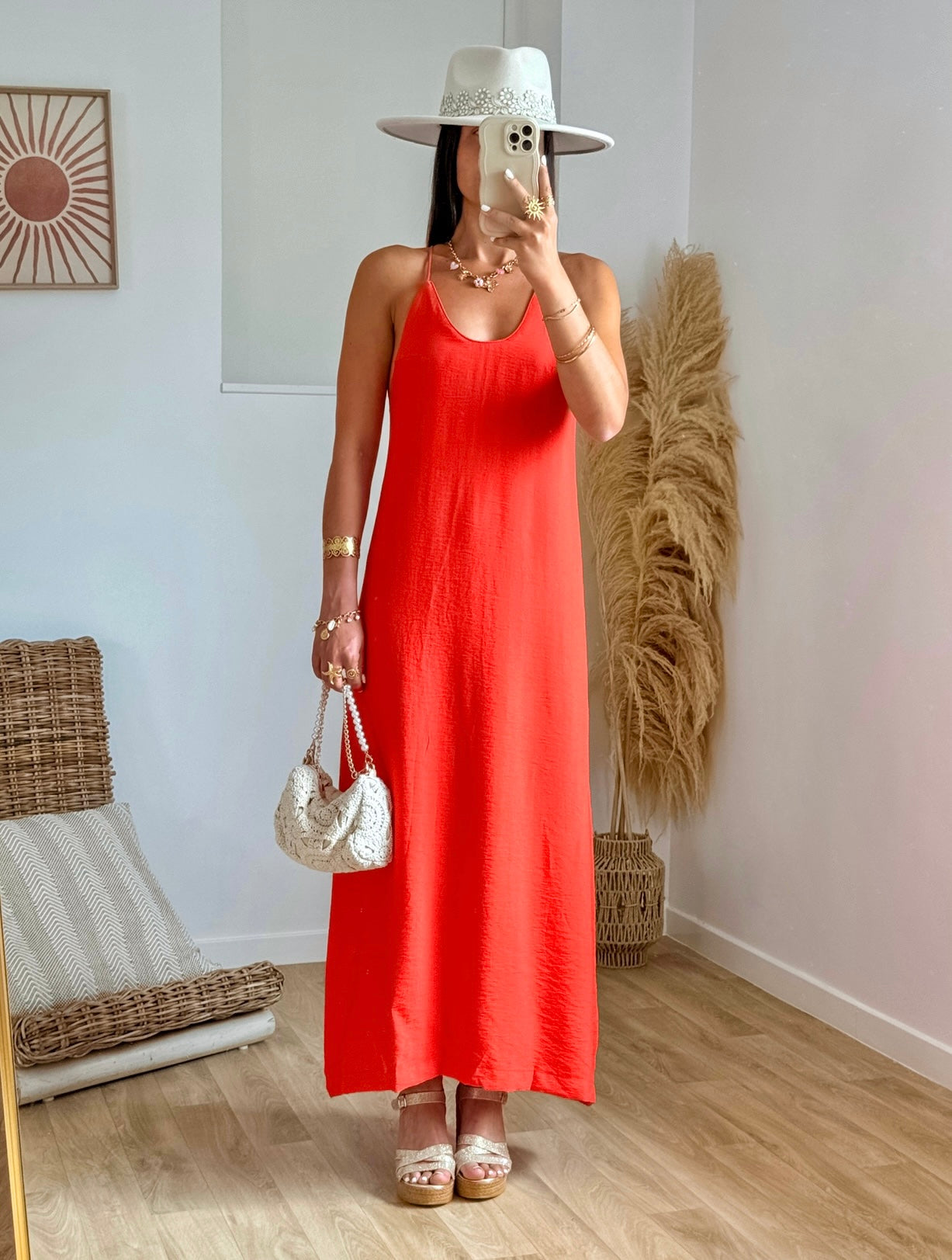 Robe NANCY corail