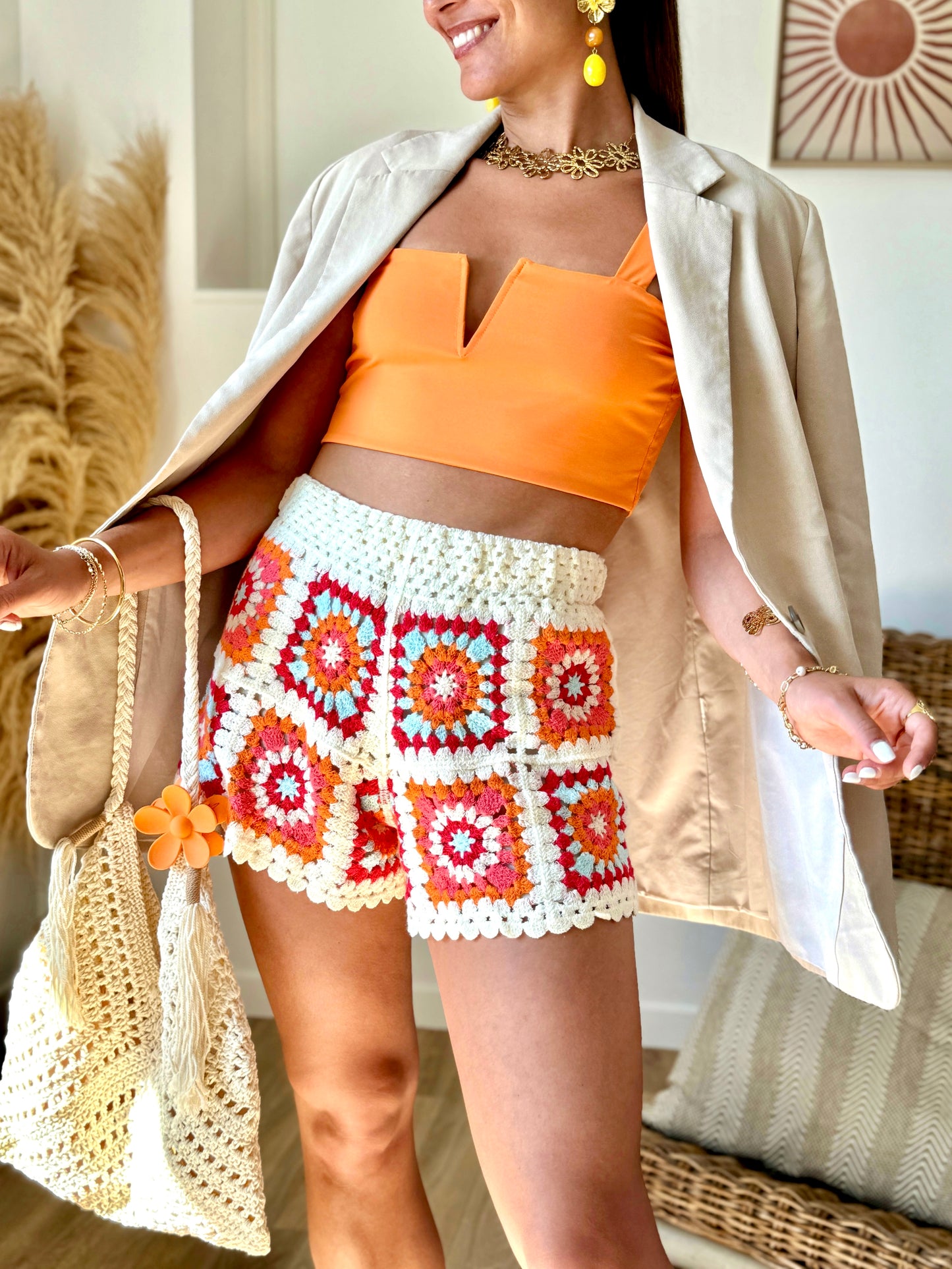 Short LUCIA crochet
