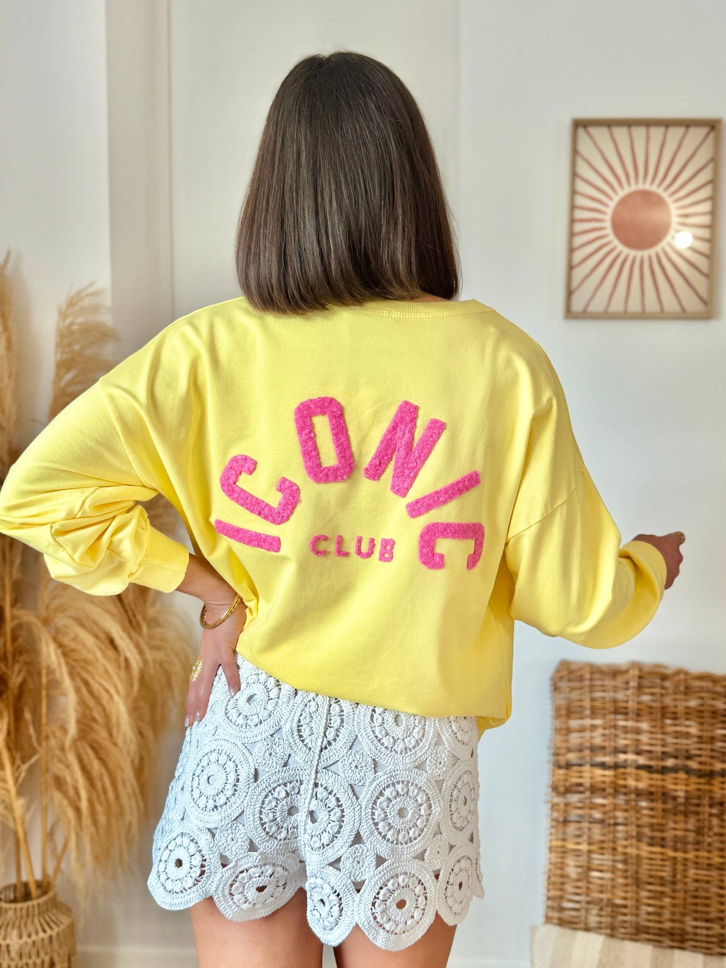 Sweat ICONIC jaune