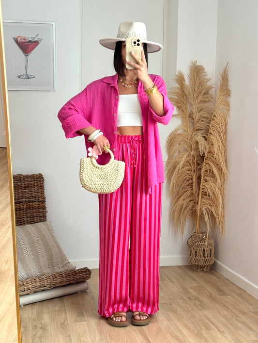 Pantalon LIZA fushia