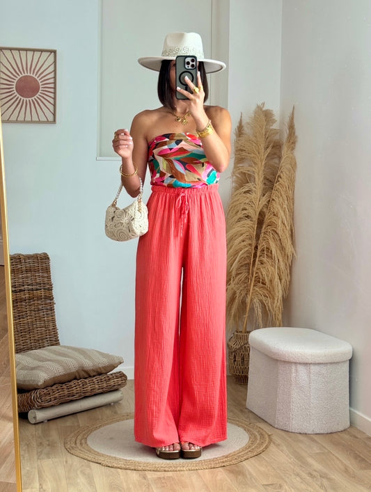 Pantalon LIORA corail
