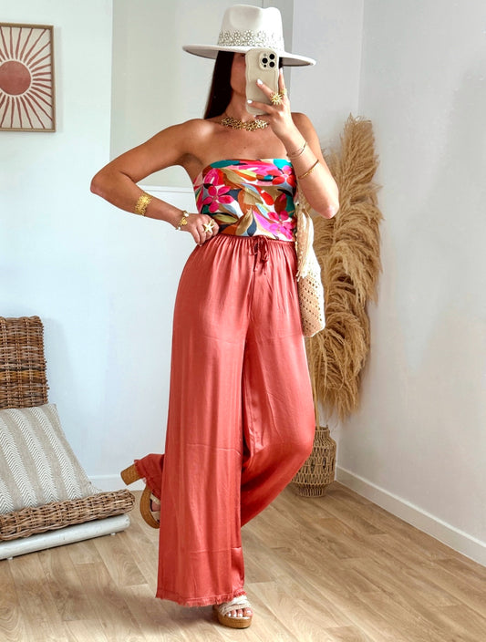 Pantalon NISSA terracotta