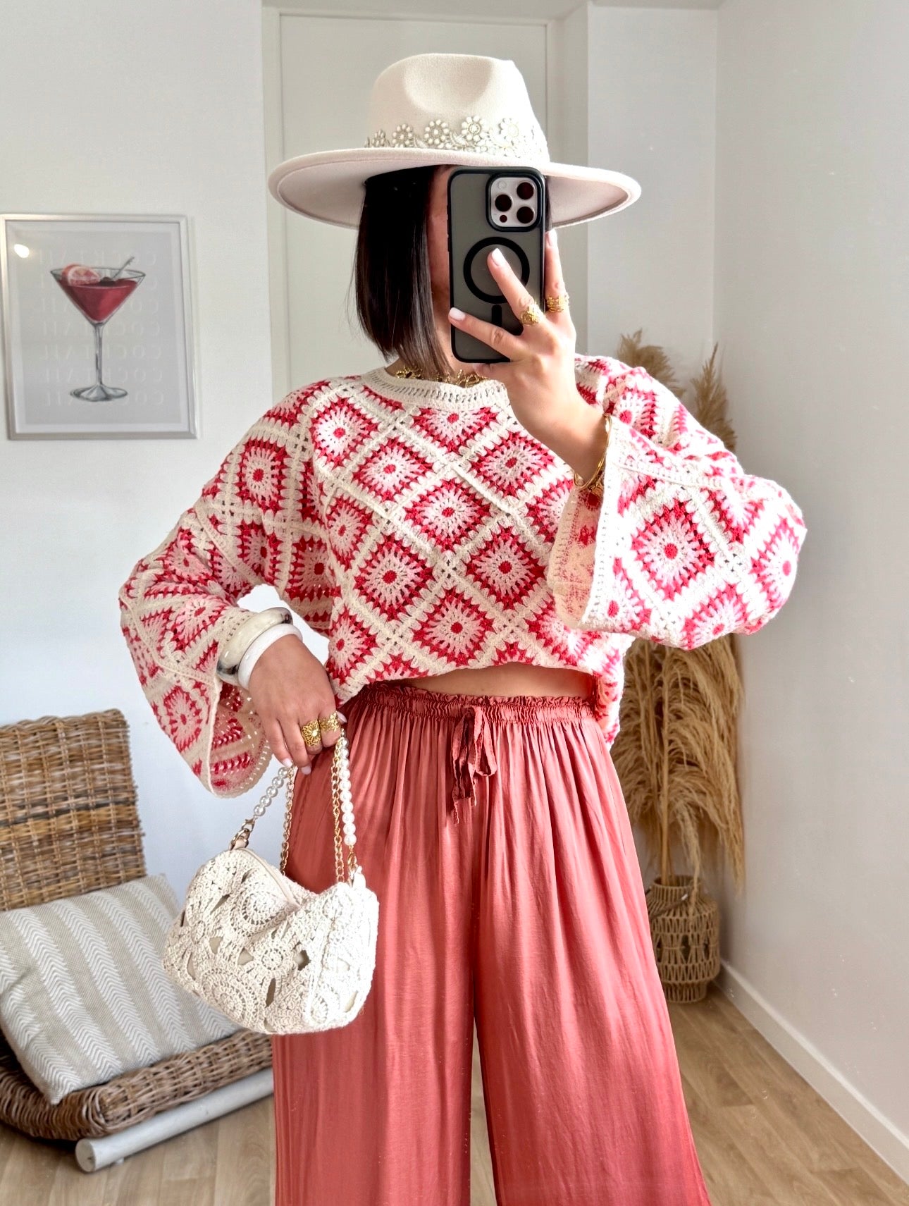 Top LÉONE crochet