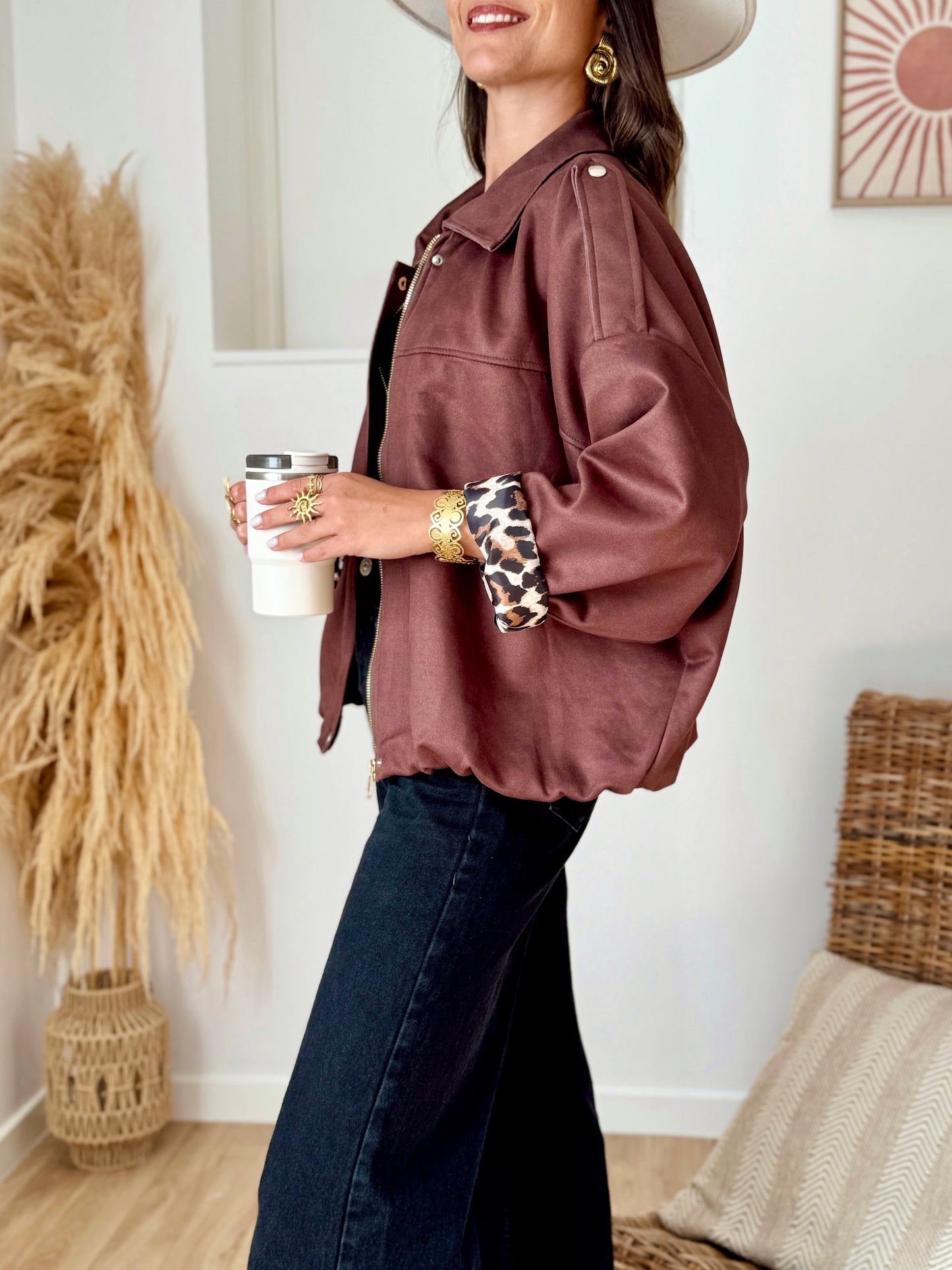 Veste AMBRE chocolat