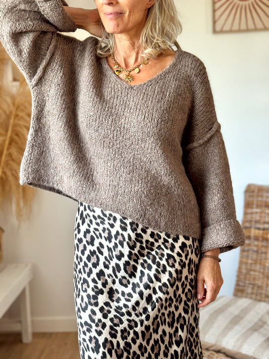 Pull ALBANE noisette