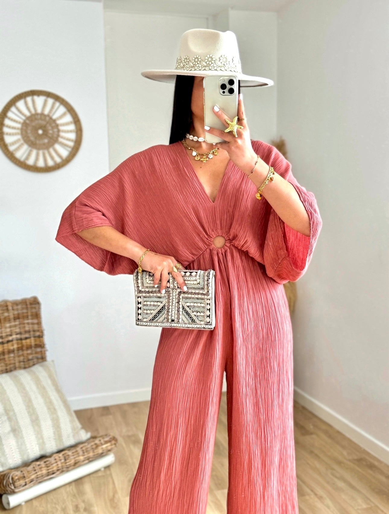 Combinaison MANEL terracotta