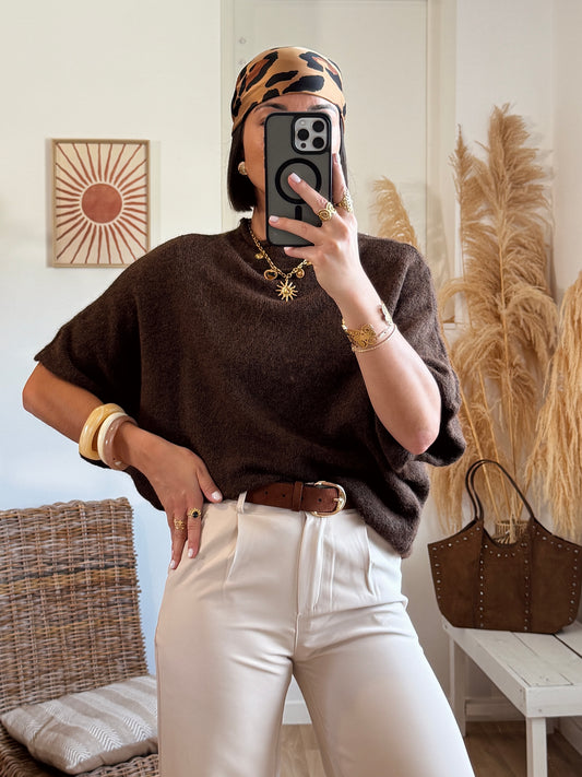 Pull MARIA chocolat