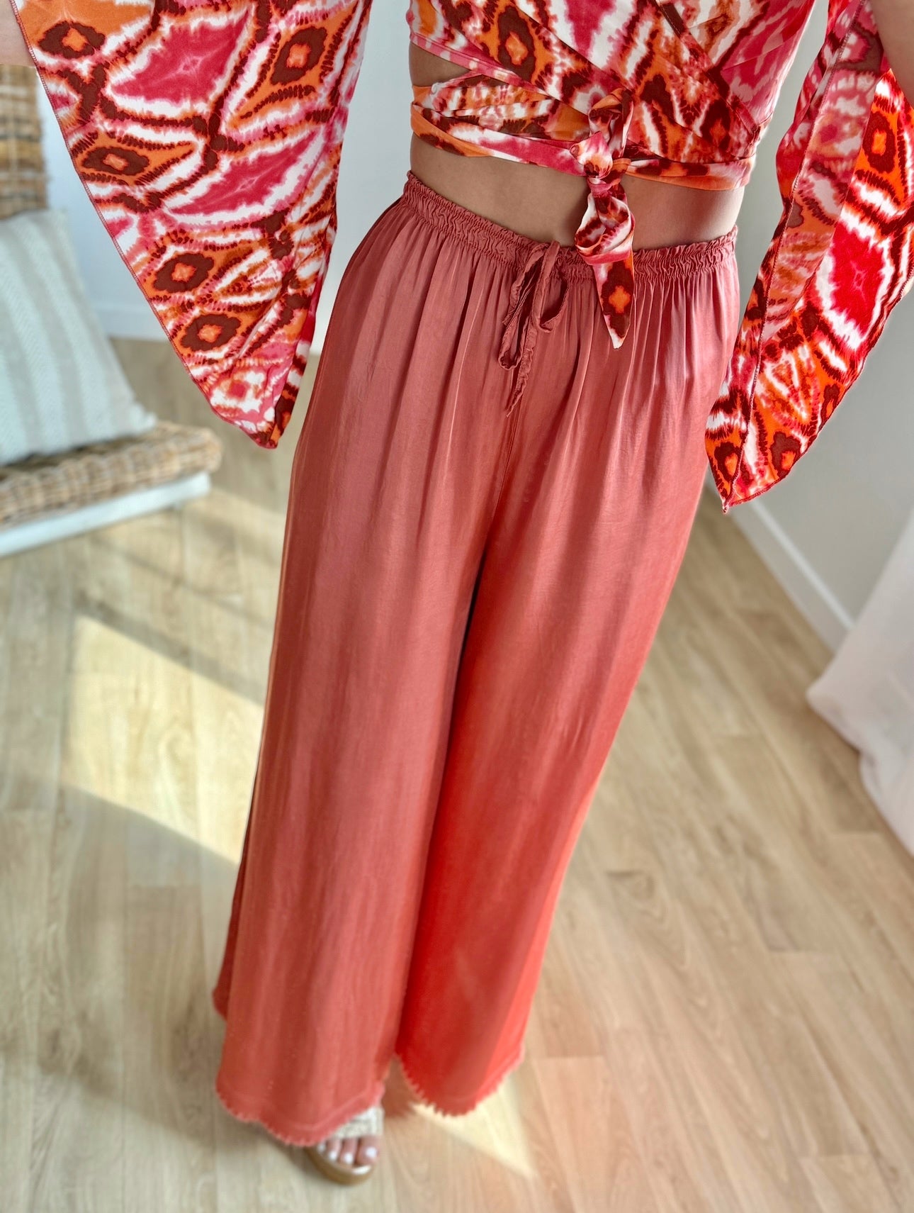 Pantalon NISSA terracotta