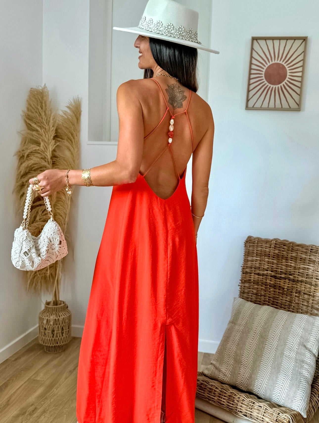 Robe NANCY corail
