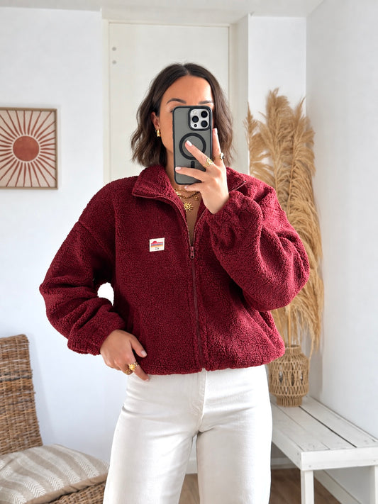 Polaire MILI bordeaux