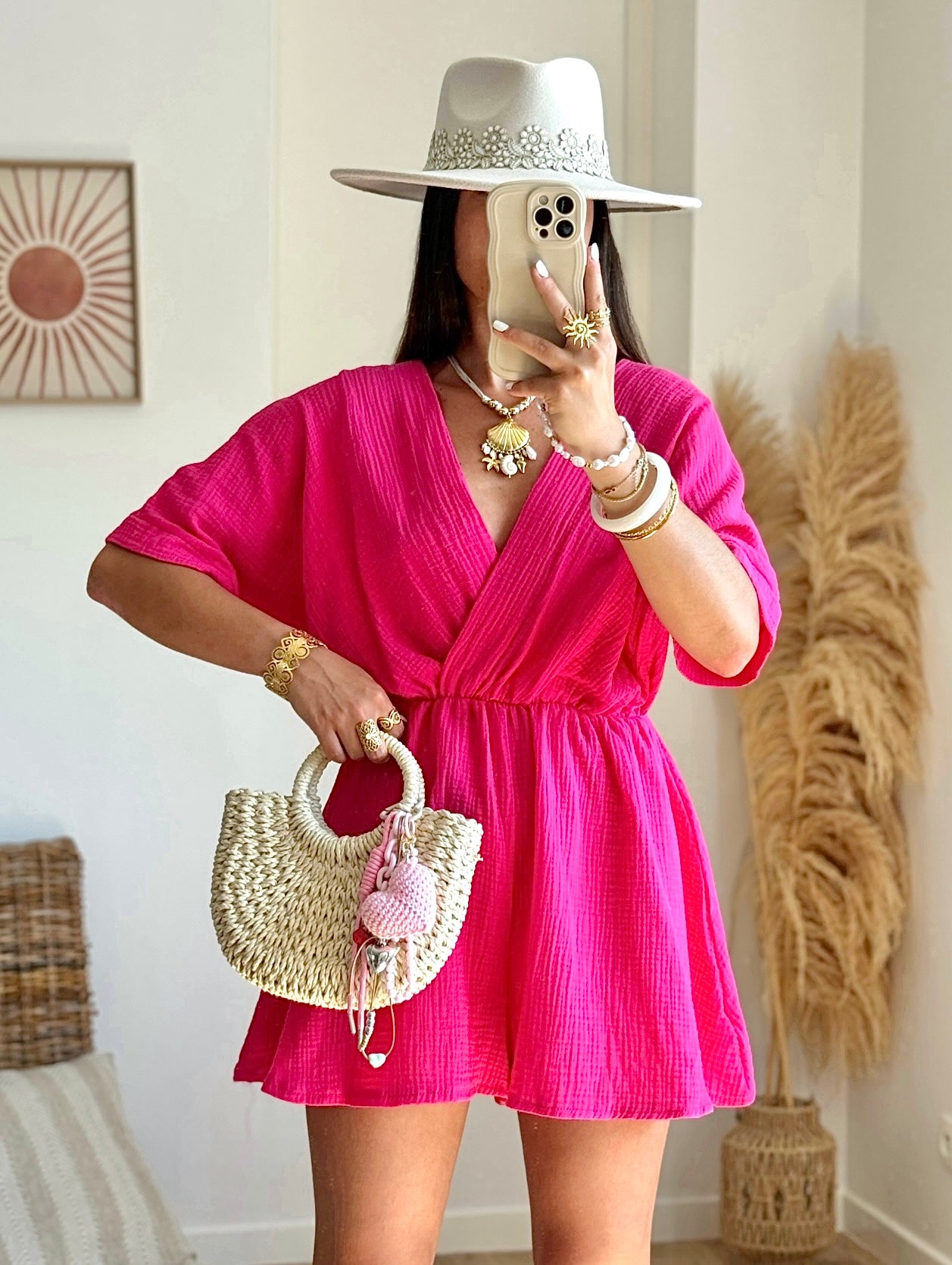 Combishort GARANCE fushia