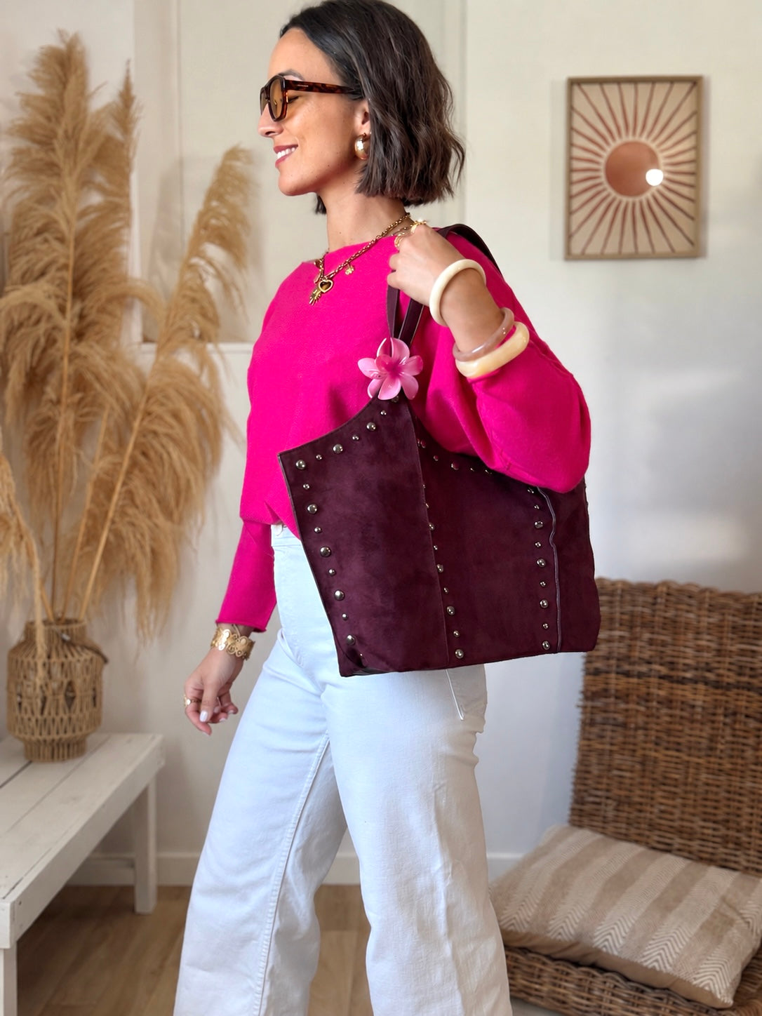 Top CALY fushia