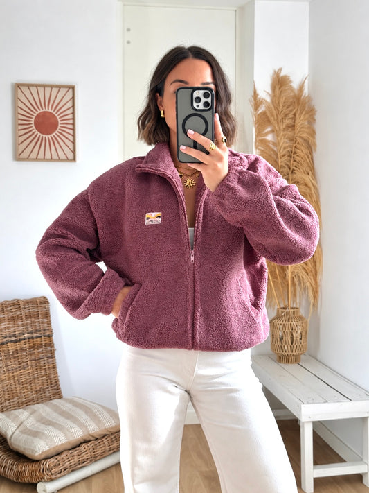 Polaire MILI aubergine