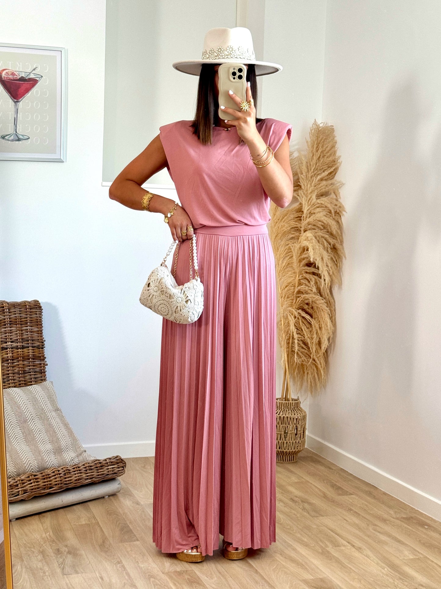 Ensemble DALIA vieux rose