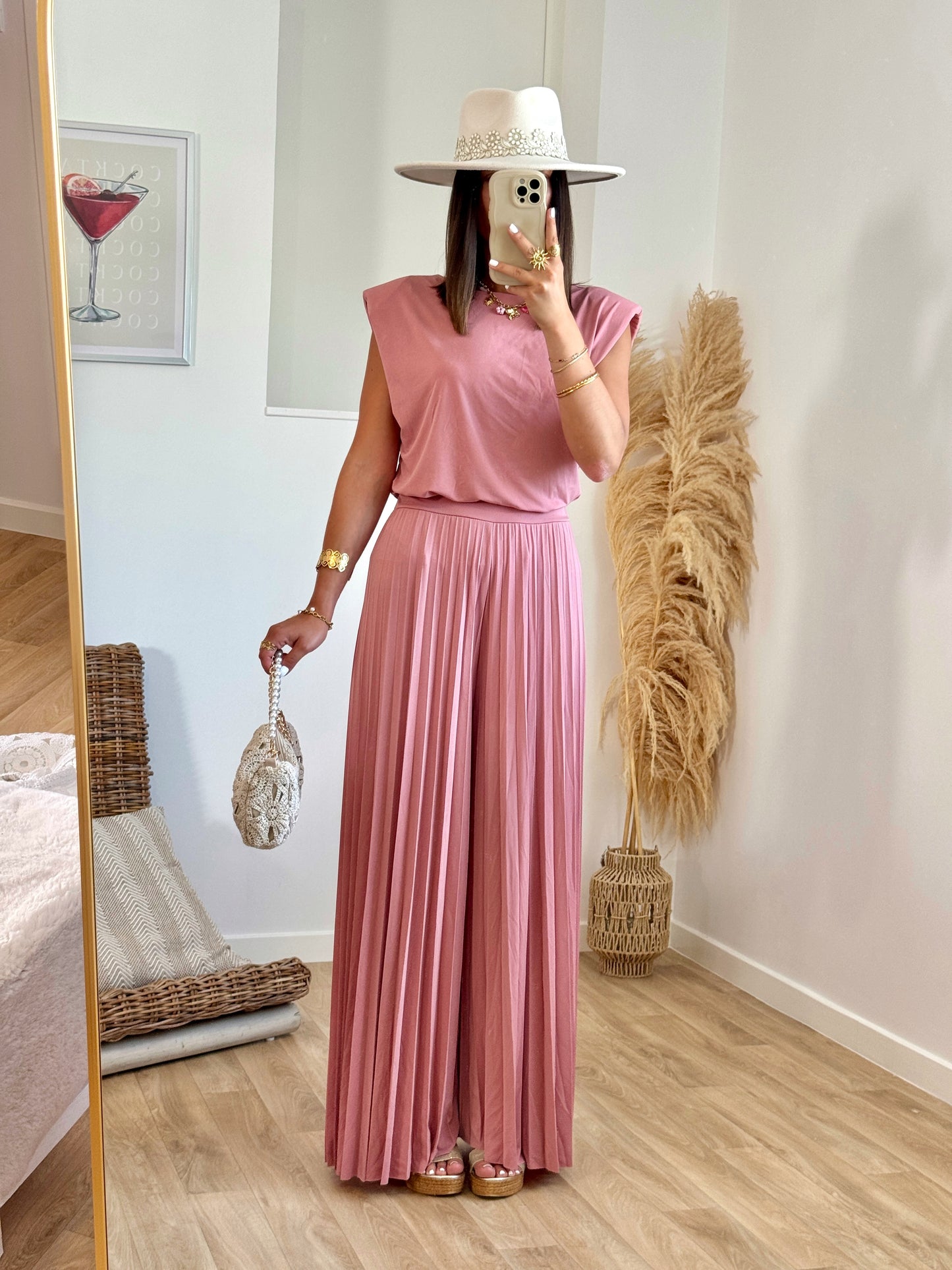 Ensemble DALIA vieux rose