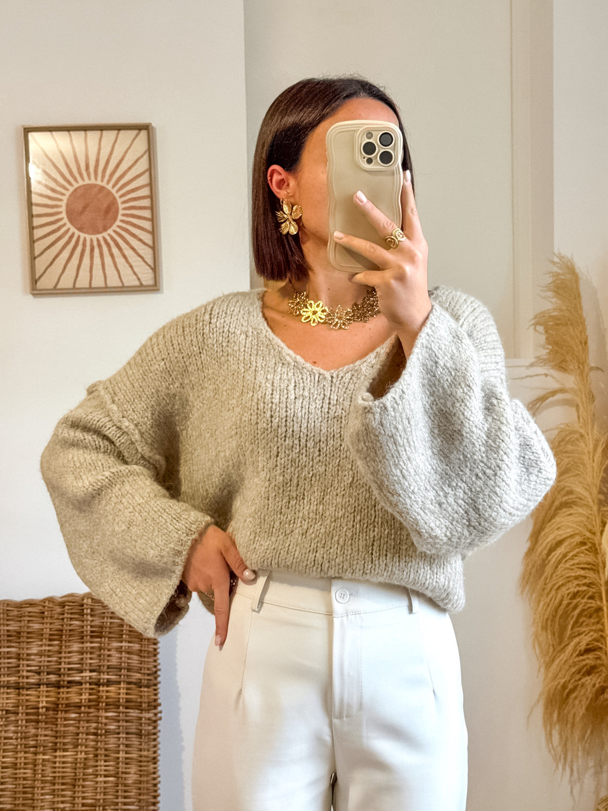 Pull ALBANE beige