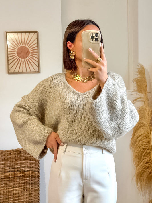 Pull ALBANE beige