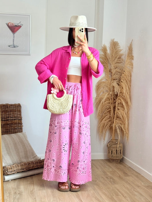Pantalon NARA imprimé bandana