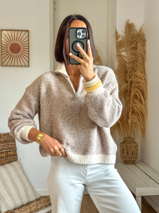 Pull JORY bicolore
