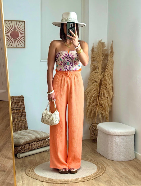Pantalon LIORA saumon