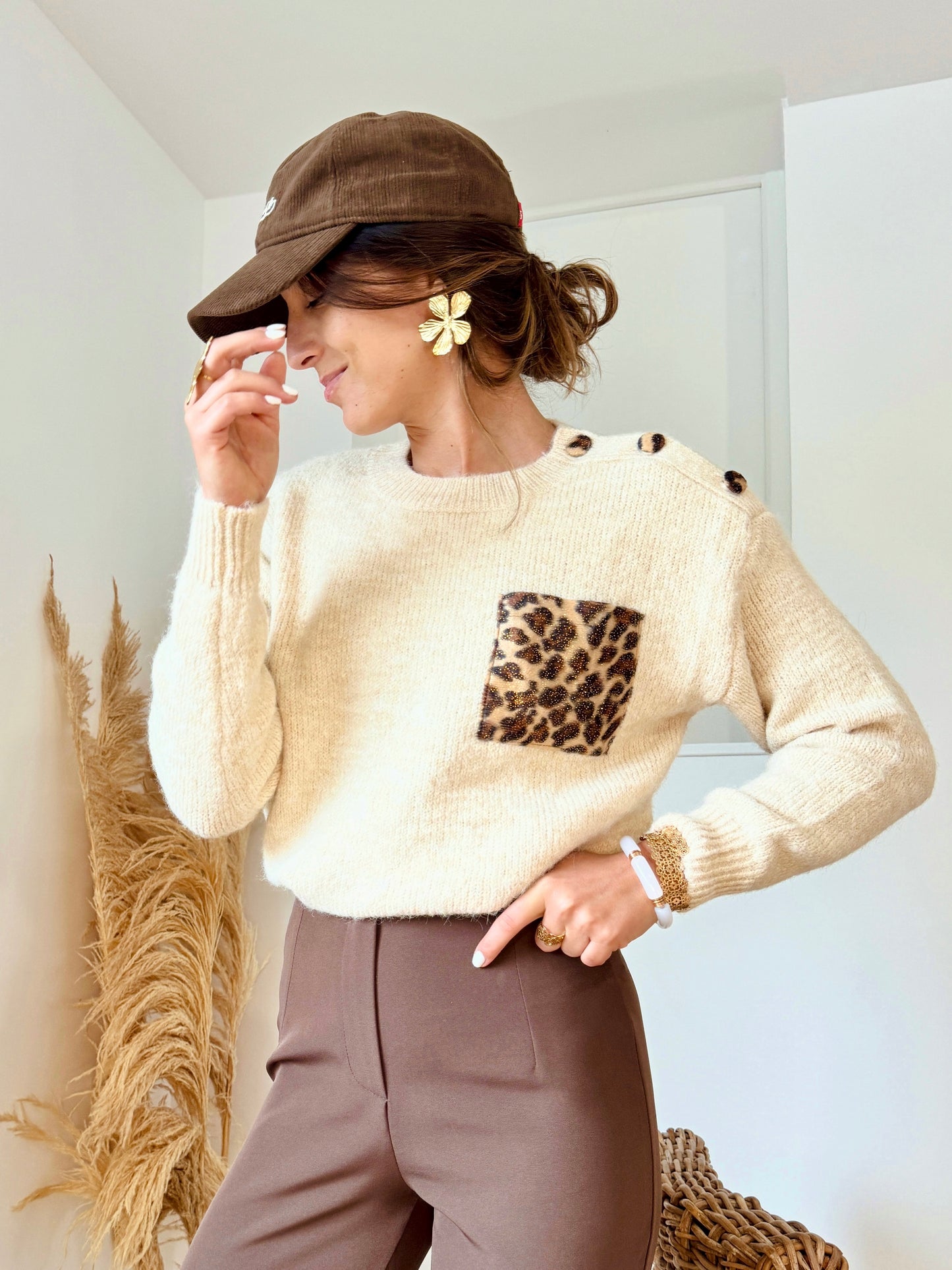 Pull MARIE beige