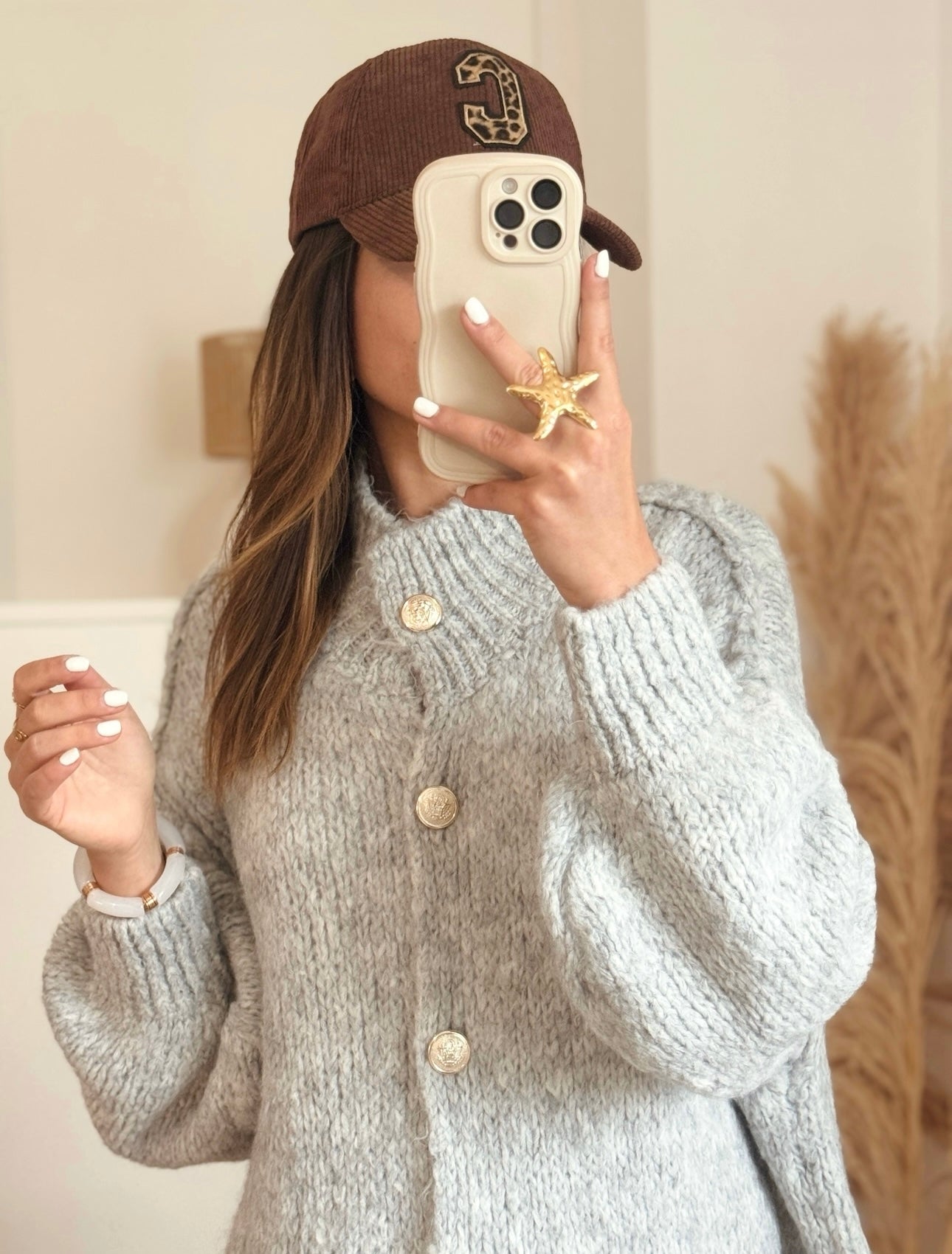 Pull/gilet EMMA gris